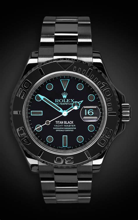 titan black rolex